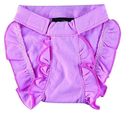 Doggy Dolly DSR047 - Braga Protectora para Perros con corazón, Corte Alto, Color Rosa, Talla L