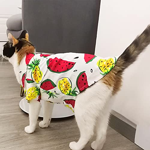 dragonaur-home decor Ropa para mascotas adorable perros gatos camiseta de algodón fácil de llevar, compatible con al aire libre L