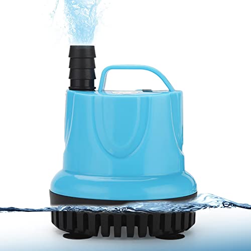 DRXX Bomba de Agua Sumergible - Bomba portátil para Agua Limpia y Sucia - Bomba de Agua eléctrica para peceras Acuarios Fuentes Estanque, Control de Temperatura, 10W/18W/25W Opcional