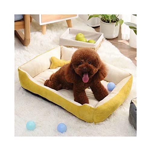 DYLIJU Cama Gato Sofá Sofá Sofá Cama for Perros de Invierno Tallas Grandes Mascotas Suaves Cama Catillas de Gato Cuerda acogedora Cama for Perros Camas (Color : New Summer Style, Size : M 60x45CM)