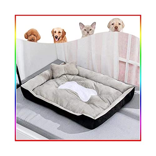 DYLIJU Cama Gato Sofá Sofá Sofá Cama for Perros de Invierno Tallas Grandes Mascotas Suaves Cama Catillas de Gato Cuerda acogedora Cama for Perros Camas (Color : New Summer Style, Size : M 60x45CM)