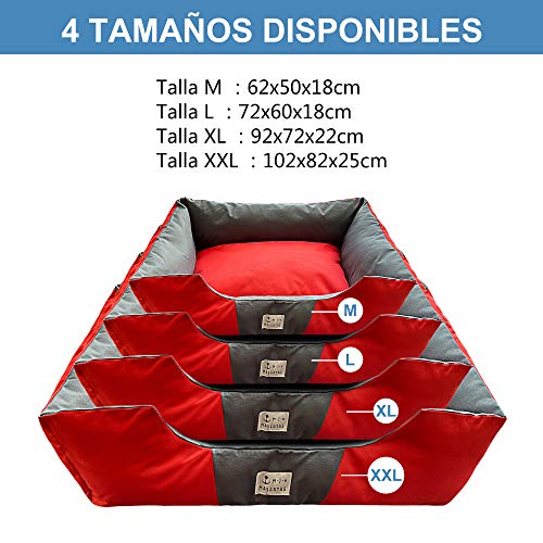 DZL- Cama de Perros y Mascotas Básica Desmontable y Extraíble Regalo Manta Perro Camas para Perros Gatos Alfombra para Mascotas (XXL-82 * 102 * 25CM, Morado)