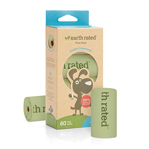 Earth Rated - Bolsas recambio compostables 4 rollos