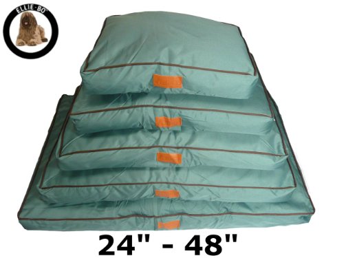 Ellie-Bo Cama para Perros, Apta para jaulas, Impermeable, Color Verde