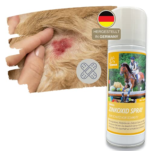 EMMA Spray de Zinc para Caballos I Spray para protección y Cobertura de heridas I para una óptima cicatrización de heridas I Spray de pomada 200ml