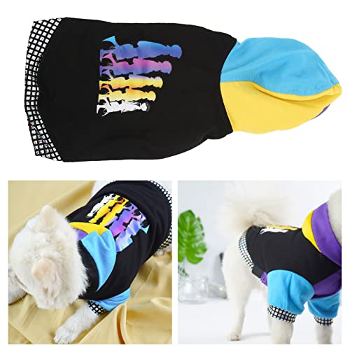 Entatial Traje de Invierno para Mascotas, Ropa de Perro de Costura Delicada con Diseño de Broche Cálido de Moda para Navidad para Fiestas para Todos los Días(M)