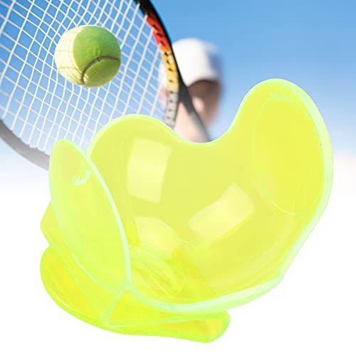 Eosnow Clip para Pelota de Tenis, Soporte para Clip de Cintura ABS Ligero y Duradero para Amantes del Tenis(Fluorescent Yellow)