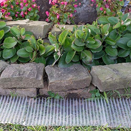 Esterilla para Gato, 6Pcs Valla de Pared para Interiores/Exteriores, Repelente de Pinchos para Perros y Gatos, disuade a Las Mascotas y la Vida Silvestre de excavar, Protege Las Plantas en Jardines