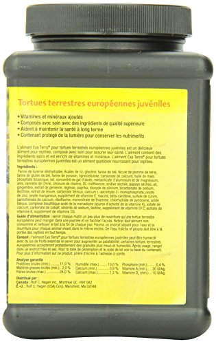 EXO TERRA Alimento para Tortuga Juvenil Europea - 260 gr