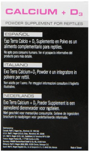 Exo Terra Calcio para reptiles y D3 40g