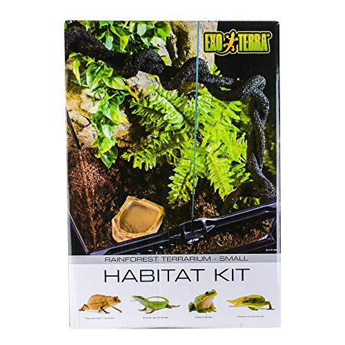 EXO TERRA Kit Habitat Tropical Pequeño de 40.5 L, 30 x 30 cm