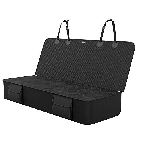 FEANDREA Cubierta de Coche de Perros, Funda de Asiento Perros, Negro PDS049B01