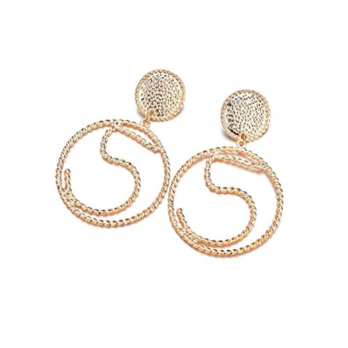 FENGMEI Pendiente de Plata del oído Mujeres Exquisita decoración FashionableEarring Pendiente de Las borlas Pendientes con Trasera del Anillo de oído Gancho del oído for Regalo Uso