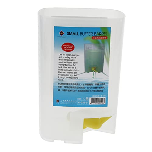 Fenteer 1L Acuario Tanque de Peces de Goteo de Agua de Recambio Cubo de Tampón de Cambio de Agua