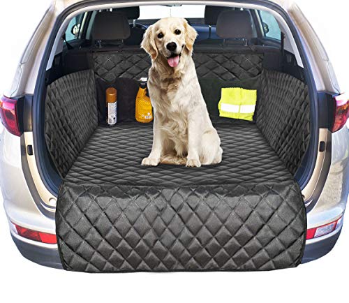 Ferocity Funda para Mascotas Coche Funda para Maletero de Coche Universal Impermeable Alfombra de Asiento Coche Perro Protector Boot Cover Quilted [115]