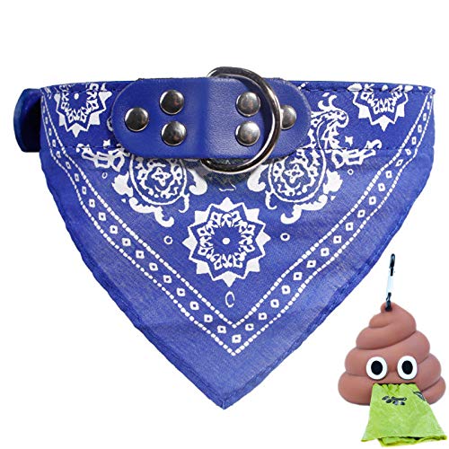 FHW Baberos para Mascotas, Collares para Perros, Bufandas, Pajaritas De Cuero De PU para Mascotas, Collares para Perros Ajustables, Adecuado para Mascotas Grandes, Medianas Y PequeñAs,B,XXL