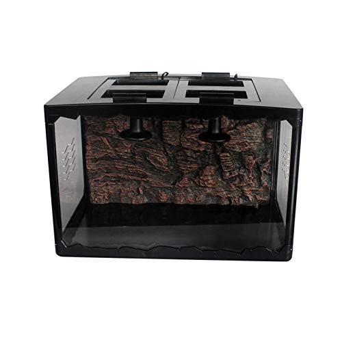 Fish tank water tank accessories Caja de reptil plegable Acrílico Montaje de vidrio templado de acrílico PET lagarto camaleón tortuga transpirable hierro neta grande espacio paisaje nuevo