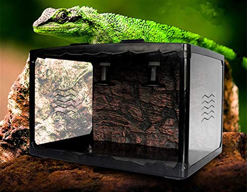 Fish tank water tank accessories Caja de reptil plegable Acrílico Montaje de vidrio templado de acrílico PET lagarto camaleón tortuga transpirable hierro neta grande espacio paisaje nuevo