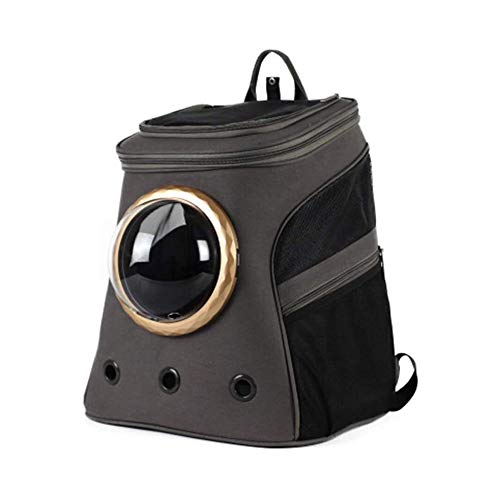 FQCD Mascota Mochila Ligera Cápsula Astronauta Burbuja Transpirable Mochila Mascota Perro Gato