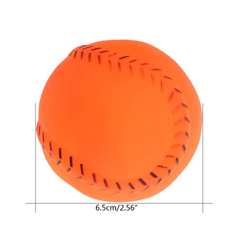 FUNCOCO Bola de mordida, Pelota de Entrenamiento para Mascotas, béisbol de Goma, interactiva, Divertida mordedura, Juguetes para Masticar, Gato, Gatito, Perro, Productos para Cachorros