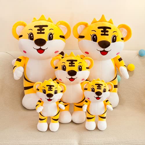 GBBNWFOL Muñeca de Peluche Tigre Suave Almohada de pie para la Siesta para Dormir a su Novia 35cm