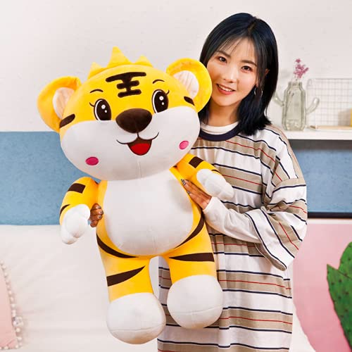 GBBNWFOL Muñeca de Peluche Tigre Suave Almohada de pie para la Siesta para Dormir a su Novia 35cm