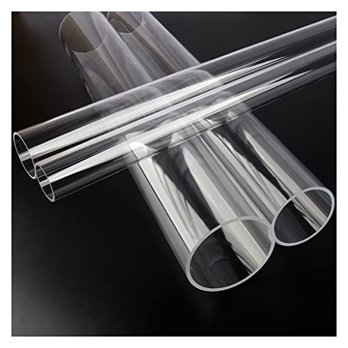 GBNHGYP G 3 PCS 25 / 50cm Largos 16-50 Mm Diámetro Exterior Tubería De Acrílico Transparente, Tubo De Drenaje For Accesorios De Acuario del Tanque De Peces (Color : 20mm, Size : 3PCS 50cm)