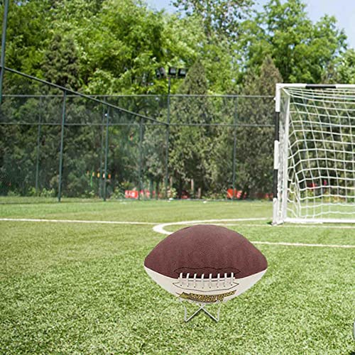 GKYI De fútbol Americano - Soporte de acrílico para Soporte de Pelota | Soporte de exhibición de Bolas | Estante de Almacenamiento de Pelotas Deportivas Transparentes para balones de fútbol