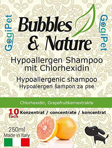 GogiPet Bubbles & Nature Super - Champú blanco para pelo blanco