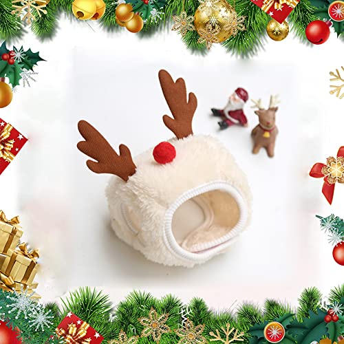 Gorro de Papá Noel para Mascotas Bonito Disfraz de Navidad para Gato y Cachorro Bufanda Navideña para Mascotas para Mascotas, Navidad, día de Acción de Gracias, Fiesta de Año Nuevo 2 Pcs