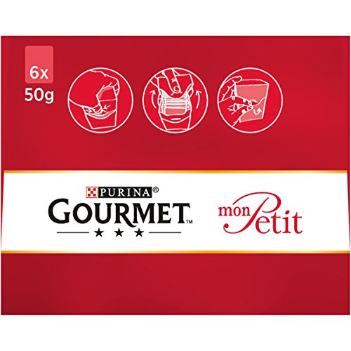 Gourmet Mon Petit - Comida para Gato Adulto. Sabores Variados