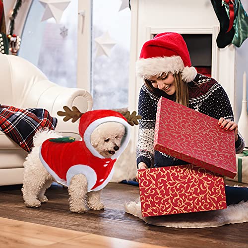 GUBOOM Ropa Navideña para Perro, Disfraz de Perro para Mascotas, Perro Ropa Navidad, Disfraz Navidad Perro, Disfraz de Navidad para Perros, Disfraz Perro Navidad, Disfraz de Navidad para Mascotas