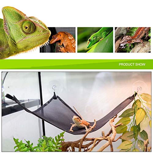 Hamaca de Reptil Soft Nylon Paño Reptil Hamgock Sling Conexión, Triángulo Pet oscilante Juguete para Lagarto/camaleón/Hamster/Crab Hermit, fácil de Desmontar (Size : 30x45cm)