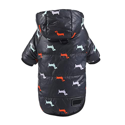 Handfly Abrigos para Cachorros de Invierno Chaquetas Impermeables para Perros pequeños Ropa para Cachorros Abrigo Chihuahua Chaqueta para Perros para Mascotas Abrigo Ropa para Chihuahua