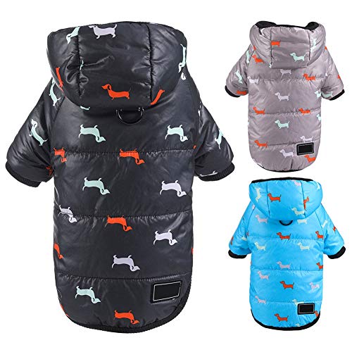 Handfly Abrigos para Cachorros de Invierno Chaquetas Impermeables para Perros pequeños Ropa para Cachorros Abrigo Chihuahua Chaqueta para Perros para Mascotas Abrigo Ropa para Chihuahua