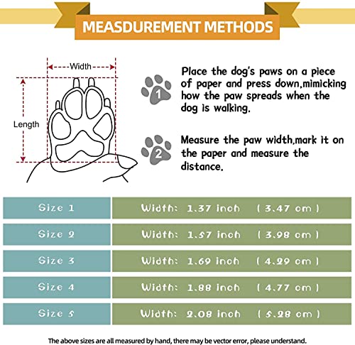 Havenfly 4 Piezas Botas de Perro Protector de Pata,Zapatos para Perros Transpirables para Pequeños Perros Medianos con Correas Reflectantes,Botas de Senderismo Antideslizante Cachorro