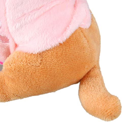 Hearthxy Juguete de peluche para perro, 17 cm, diseño de chihuahua, color rosa