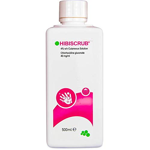 HiBiSCRUB Antimicrobal Piel Limpiador 500ml x Paquete De 3