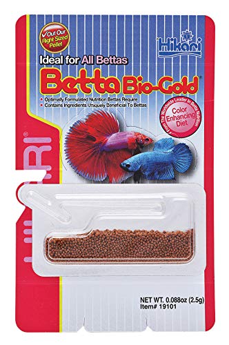 Hikari Tropical Betta Bio-Gold Comida para Pescado, 0.088 oz (2.5g)