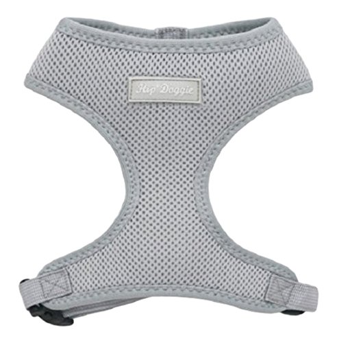 Hip Doggie Chaleco de Malla Gris Ultra Confort, Mediano