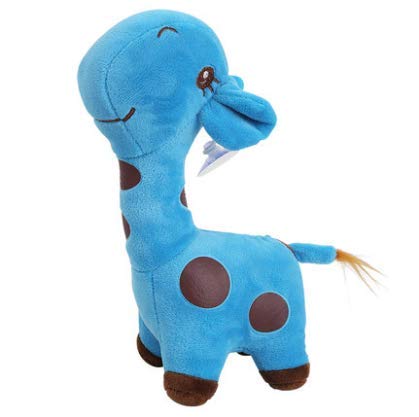 HLJZK Azul 35Cm Jirafa Juguete de Peluche Jirafa Muñeca Colgante Simulación Animal Chica Muñeca de Trapo Regalo de cumpleaños Infantil