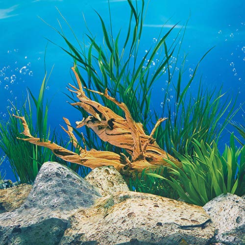 HLPIGF Imagen HD del Papel de Fondo del Acuario Papel Pintado de Tanque de pez Tridimensional 3D Pegatina de Tanque de pez Decorativo de Acuario de Doble Cara(40 * 82cm)