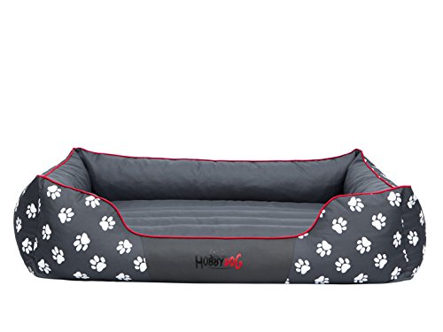 Hobbydog Cordura Prestige Cama para Perro, XL, Gris con Patas