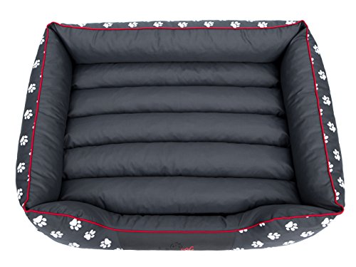 Hobbydog Cordura Prestige Cama para Perro, XL, Gris con Patas