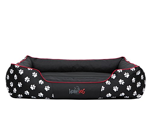 Hobbydog Cordura Prestige Perro Cama, 2 x -Large, Negro con Patas