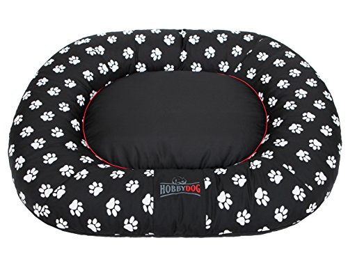 Hobbydog Ponton Prestige - Cama para Perro, 3XL, Color Negro con Patas