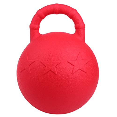 HomeDecTime Pelota de Juego de Juguete para Caballos con Aroma de Manzana, Accesorio Divertido para Mascotas, Color Aleatorio