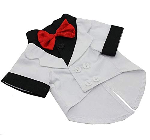 Homeilteds Traje Perro Tuxedo For La Ropa Ropa Grande De La Chaqueta For La Capa del Traje De Smoking del Perro Perros Grandes Rayas Ropa For Mascotas Ropa Soft (Color : B, Size : L-L)