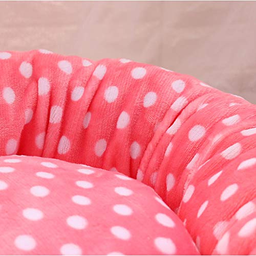 HONGFEISHANGMAO Camas para Mascotas Gato Hamaca for Cage, Suave Cama del Animal doméstico Ajustable Correa extraíble Cat Litter de colgado oscilación Siesta Hamaca Hamaca (Color : Pink)