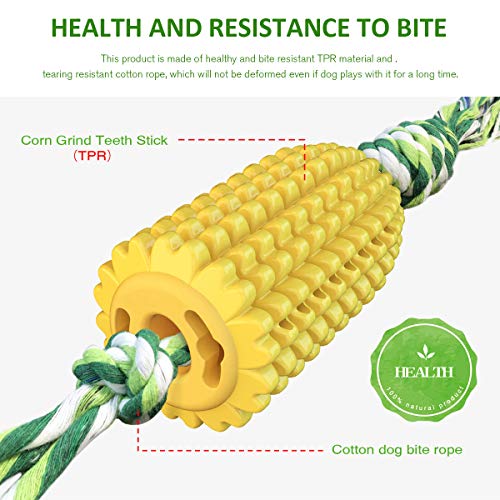 HORYDIA Juguetes para Perros Indestructible et Resistentes a la Mordedura Juguetes para Masticar Perros de Goma Natural Juguete para Limpieza Interactivos de Dientes de Perro.